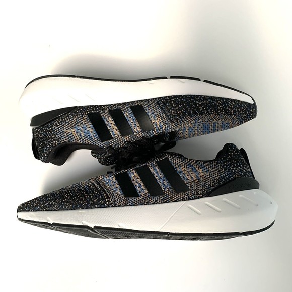 Adidas Swift Run 22 Running Mens Size 8 Black Orange Rush GZ3508 - Picture 3 of 8